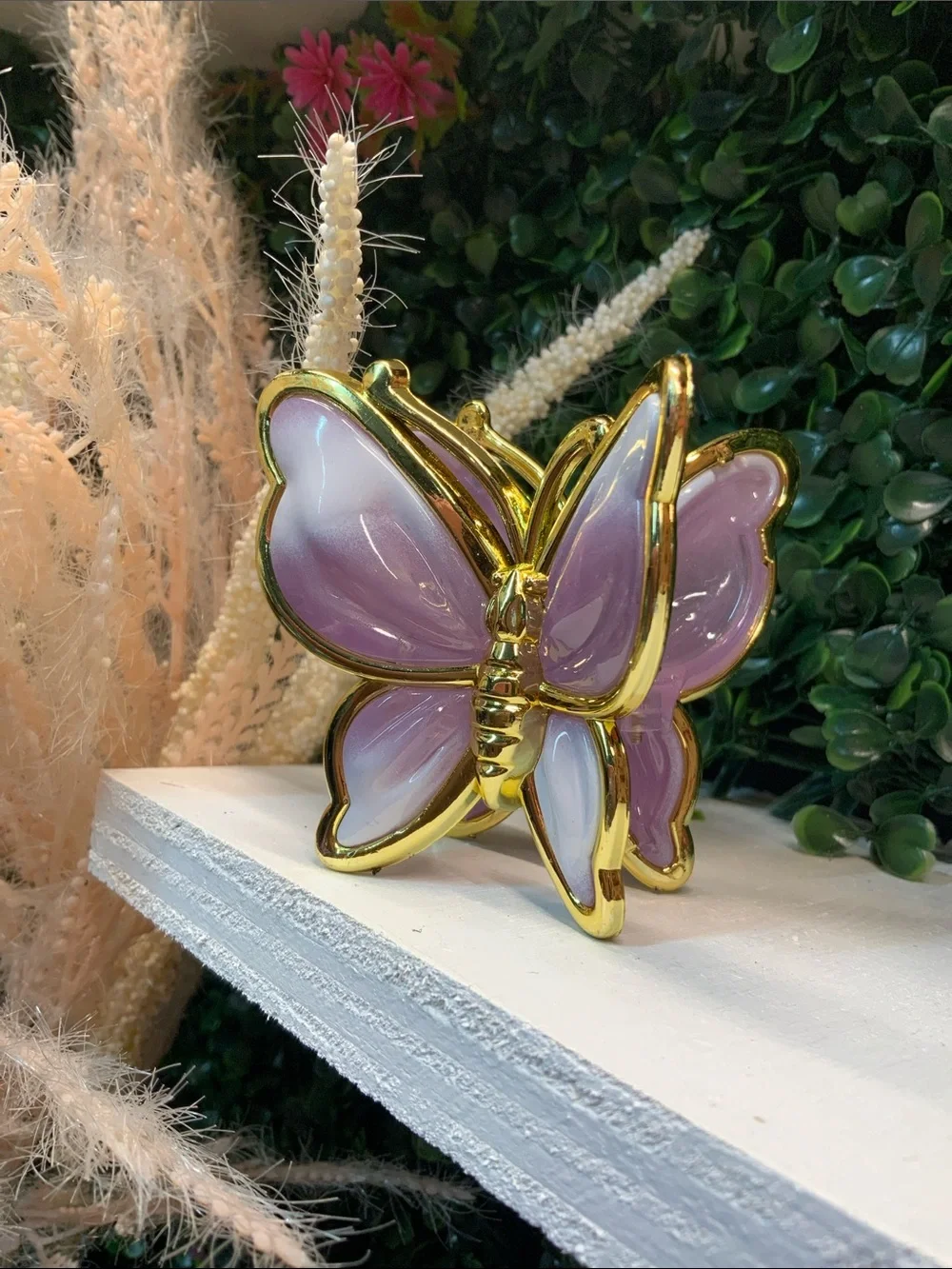 Set of 3 Butterfly Hair Claw Clip - Mint Green, Lavender, Blush Pink